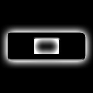 ORACLE Lighting 3141-D-001 Universal Illuminated LED Letter Badges - Matte Blk Surface Finish - D