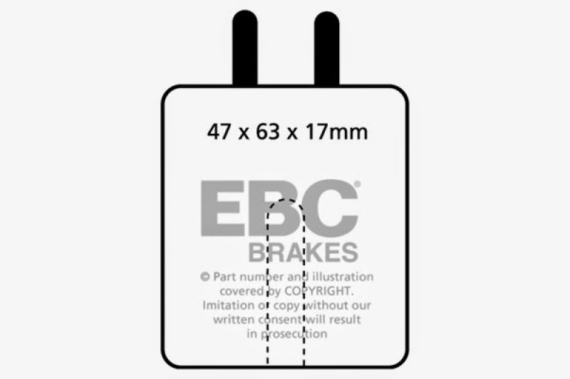 EBC DP2120 fits Aston Martin 59-65 DB4 3.7 Vantage Greenstuff Front Brake Pads