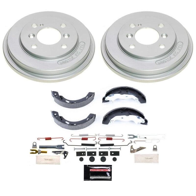 Power Stop KOE15471DK 11-19 fits Ford Fiesta Rear Autospecialty Drum Kit