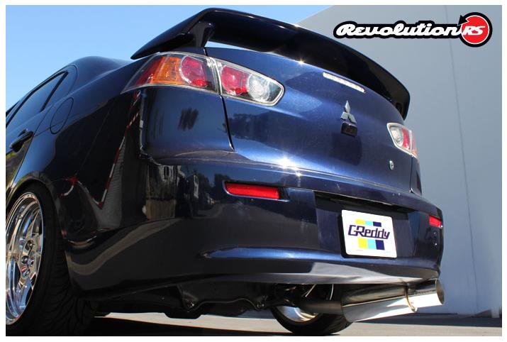 GReddy 10138101 12-14 fits Mitsubishi Lancer GT Revolution Exhaust