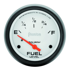 AutoMeter 5816 AutoMeter Gauge Fuel Level 2-5/8in. 240 Ohm(e) to 33 Ohm(f) Elec Phantom