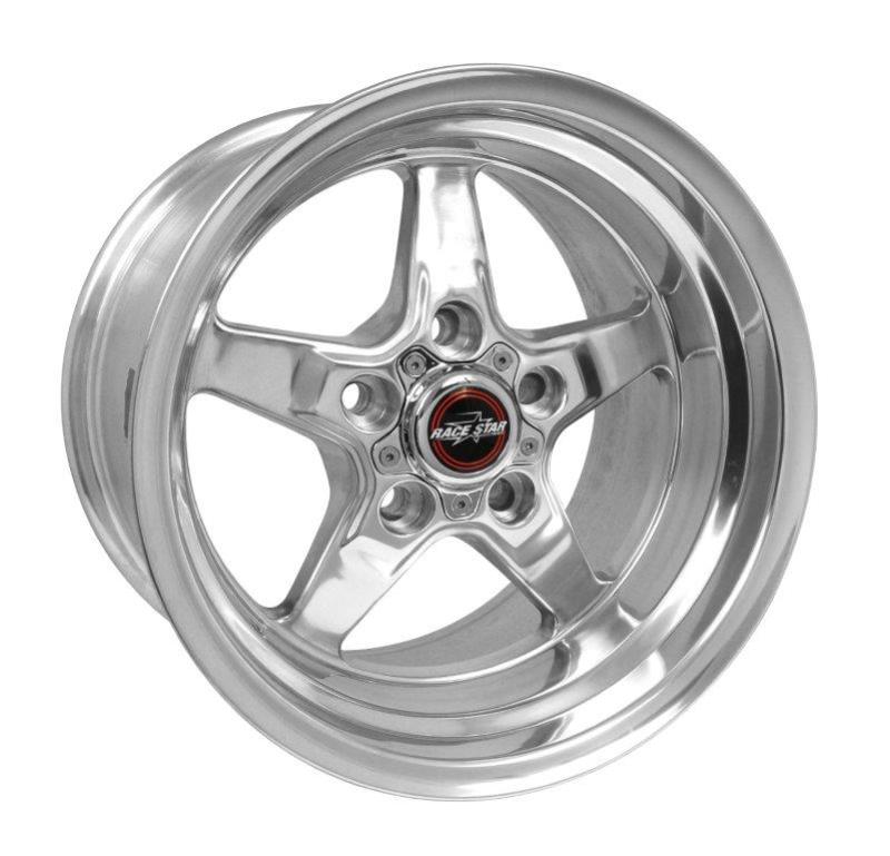 Race Star 92-510452DP 92 Drag Star 15x10.00 5x115bc 6.25bs Direct Drill Polished Wheel