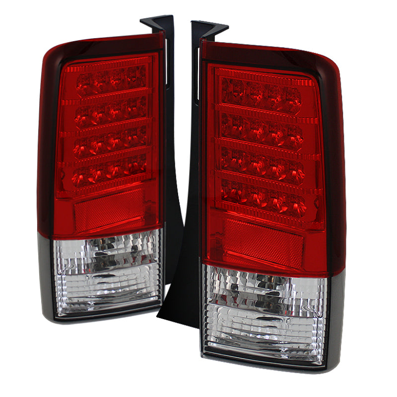 Spyder 5042750 fits Scion 03-07 XB Version 2 LED Tail Lights Red Clear ALT-YD-T