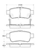 Stoptech 308.1088 Street Touring 06-13 Honda Odyssey Rear Brake Pads