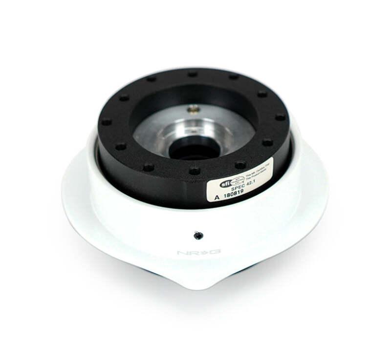 NRG SRK-143BK-WT Heart Quick Release Kit Gen 143 - Black Body / White Heart Ring