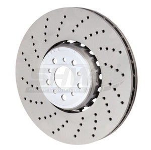 SHW Performance BFL43501 SHW 2020+ fits BMW X3 M 3.0L Left Front Cross-Drilled Lightweight Brake Rotor (34118054825)
