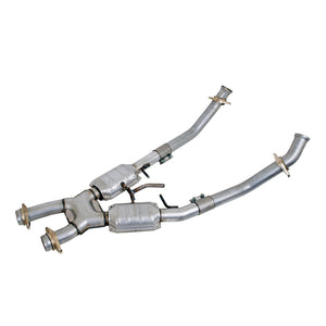 BBK 1663 94-95 fits Mustang 5.0 High Flow X Pipe With Catalytic Converters -