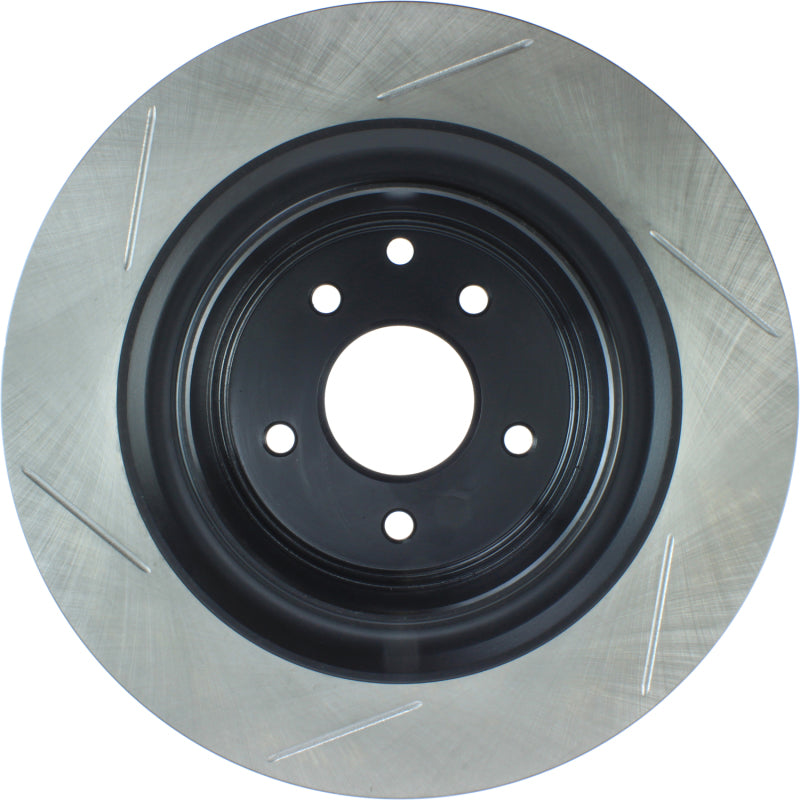 Stoptech 126.42093SL Power Slot 07-08 fits Infiniti G35 2WD Sport Sedan / 08-09 G37 SportStop Slotted Rear Left Roto