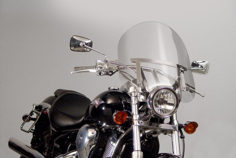 National Cycle NC125A Harley XL/FXR/D/17-25 Hon/07-24 Kaw Dakota 3 w/Low Turn Signals Windshield-Clr