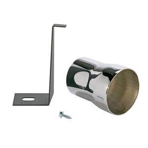 BBK 1558 86-88 fits Mustang Cold Air Kit Adapter - Chrome