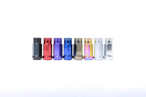 Wheel Mate 33005U Monster Open End Lug Nut Set of 4 - Blue 1/2in
