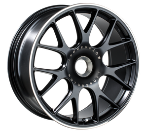 BBS CH151BPO CH-R 20x9 CL ET51 CB84 Satin Black Polished Rim Protector Wheel