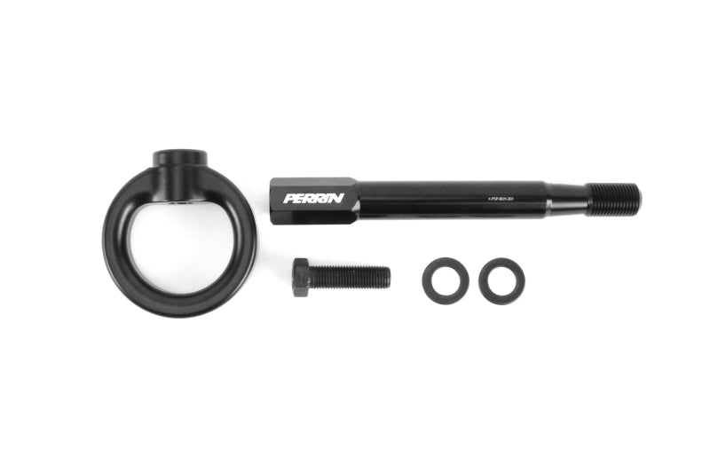 Perrin PSP-BDY-237BK 2022 fits Subaru WRX / 18-21 Crosstrek / 14-21 Forester Tow Hook Kit (Front) - Black