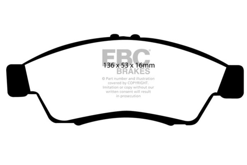 EBC DP21390 fits Suzuki 06-07 Aerio 2.3 Greenstuff Front Brake Pads