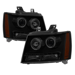 9030307 Xtune fits Chevy 07-14 Suburban 1500/2500 Halo Projector w/LED Headlig