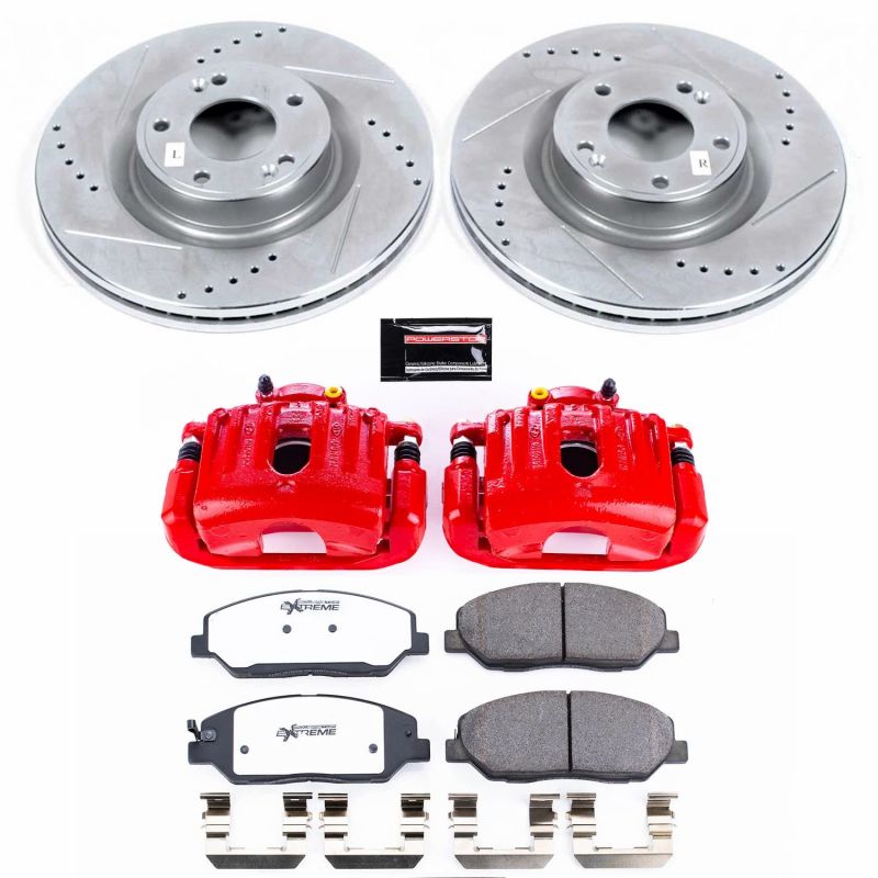PowerStop fits Hyundai Genesis Front Z26 Street Warrior Brake Kit w/Calipers