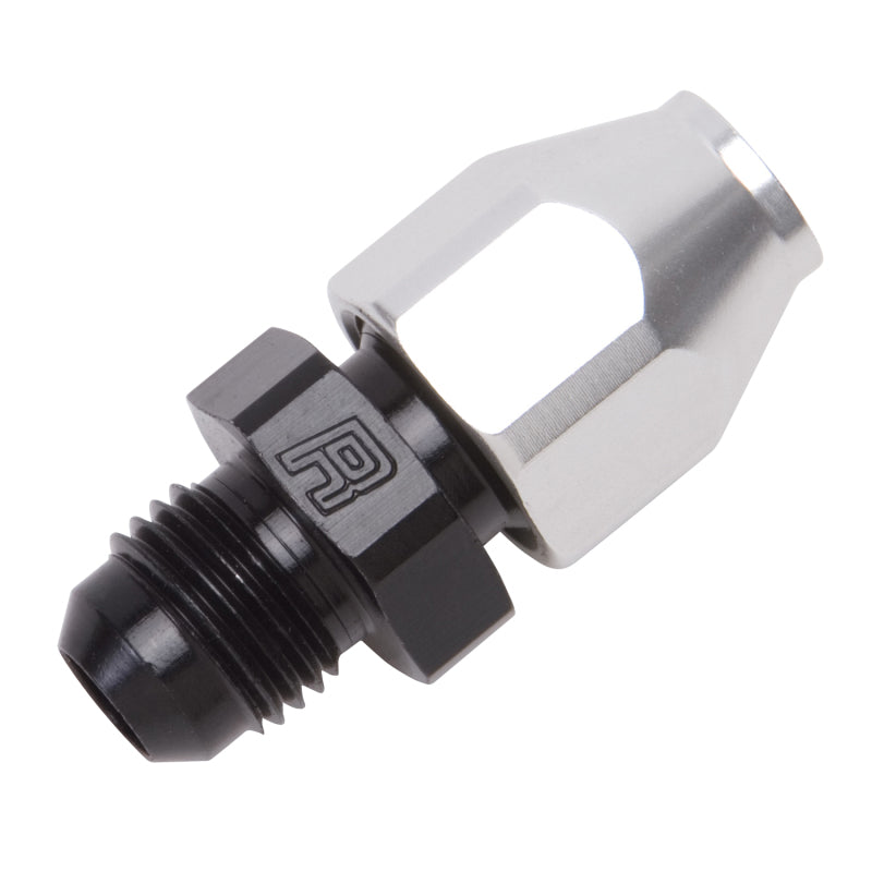 Russell 639213 Performance Black/Silver -6 AN Male 37 Degree to 3/8in Aluminum Tube