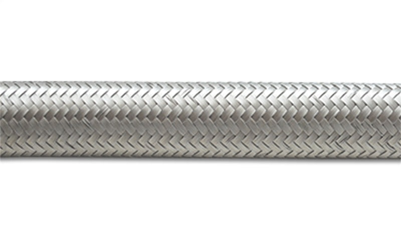 Vibrant 11904 -4 AN SS Braided Flex Hose (2 foot roll)