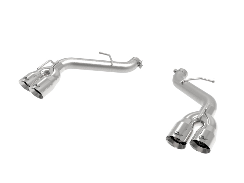 AFE 49-44119NM-P MACH Force-Xp 3in Axle-Back Exhaust 16-20 fits Chevy Camaro SS