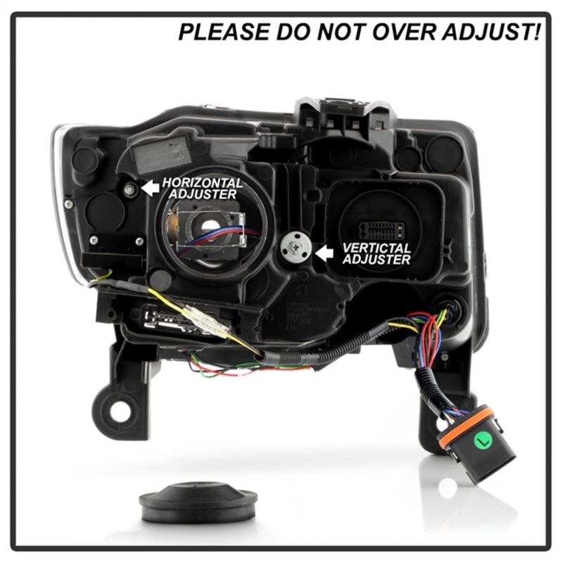 Spyder 5088956 14-21 fits Jeep Grand Cherokee (HID Model Only) Projector Headli