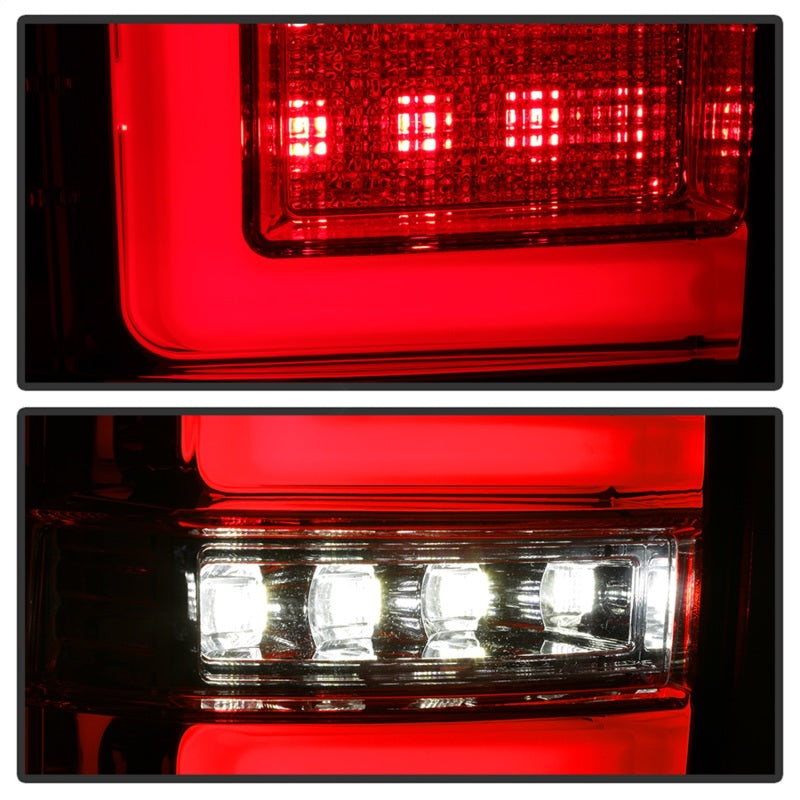 Spyder 5085757 fits Toyota 16-17 Tacoma LED Tail Lights - Red Clear (ALT-YD-TT1