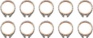 Twin Power 43204 fits  66-84 Shovelhead Big Twin Exhaust Gaskets Replaces 65834-