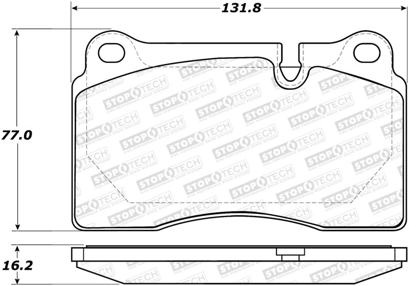 Stoptech 308.1263 Street Brake Pads