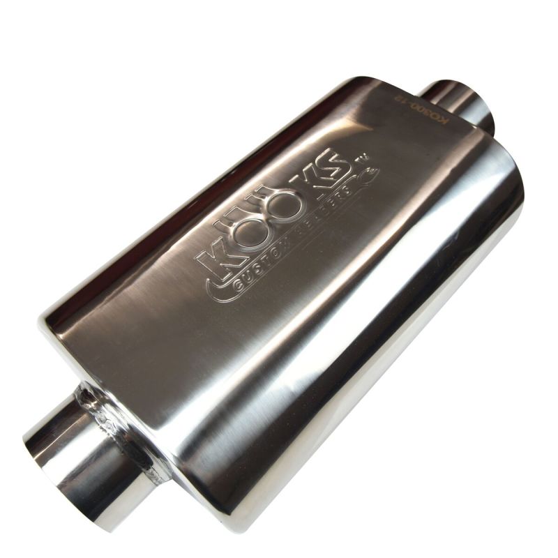 Kooks KO300-12 Universal 3in Center/Center Oval Muffler (4x8x12)