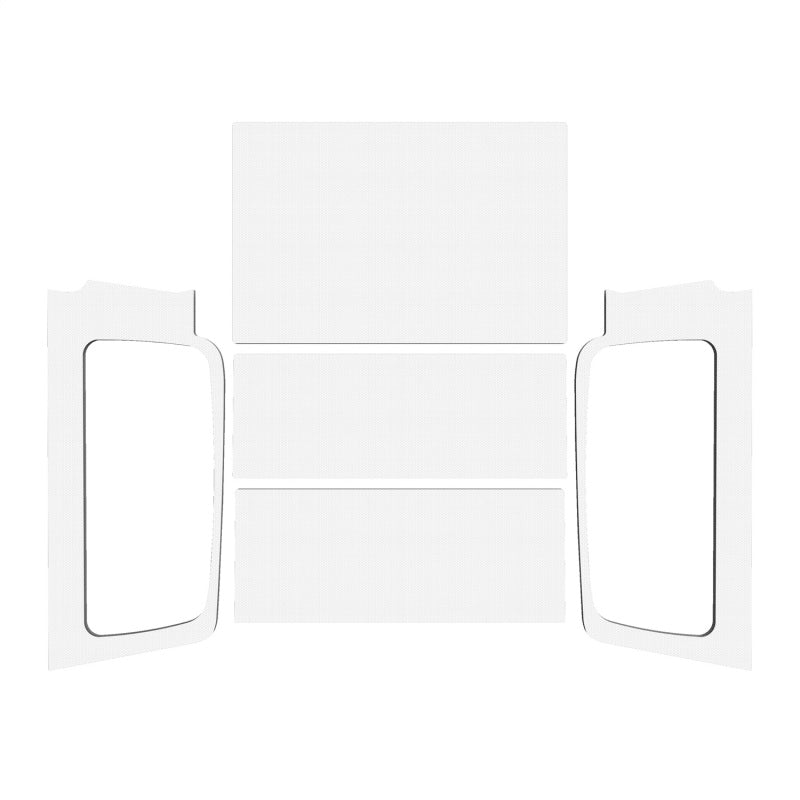 DEI  50602 fits Jeep 04-06 Wrangler LJ Unliminted Headliner Complete Kit - White