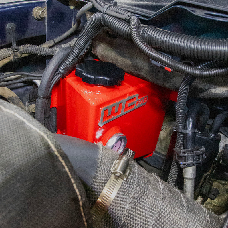 Wehrli 04.5-07 Cummins 5.9L OEM Placement Coolant Tank - Flat Black