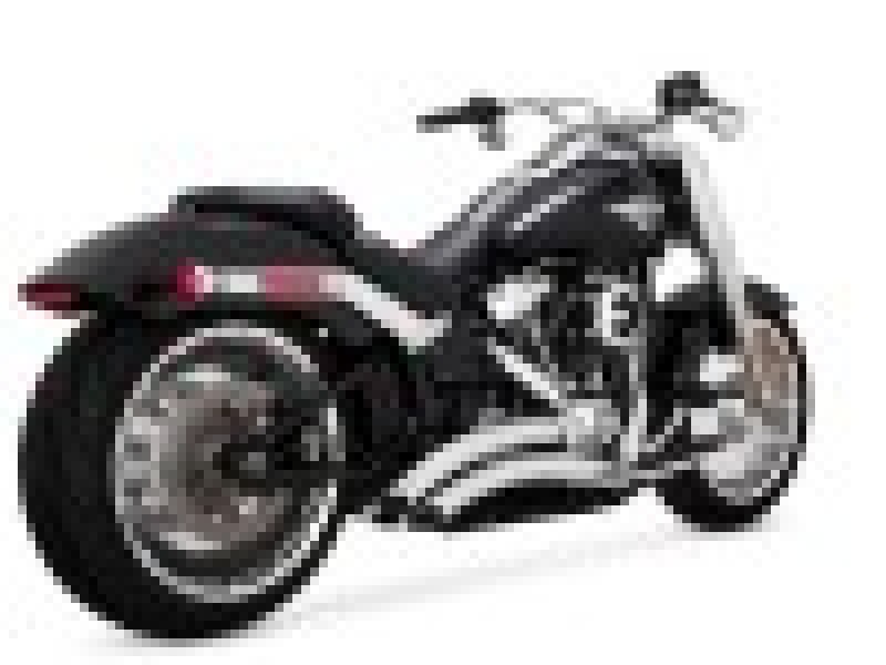 Vance & Hines 25-26 Harley Davidson Gen 2 M8 Wide Tire Softail Big Radius Exhaust System - Chrome