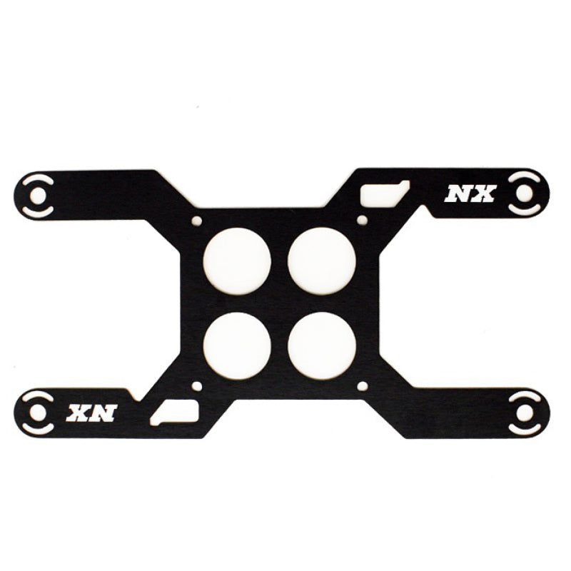 Nitrous Express 15729D Carb Plate Solenoid Bracket for Dominator (4 Solenoid)