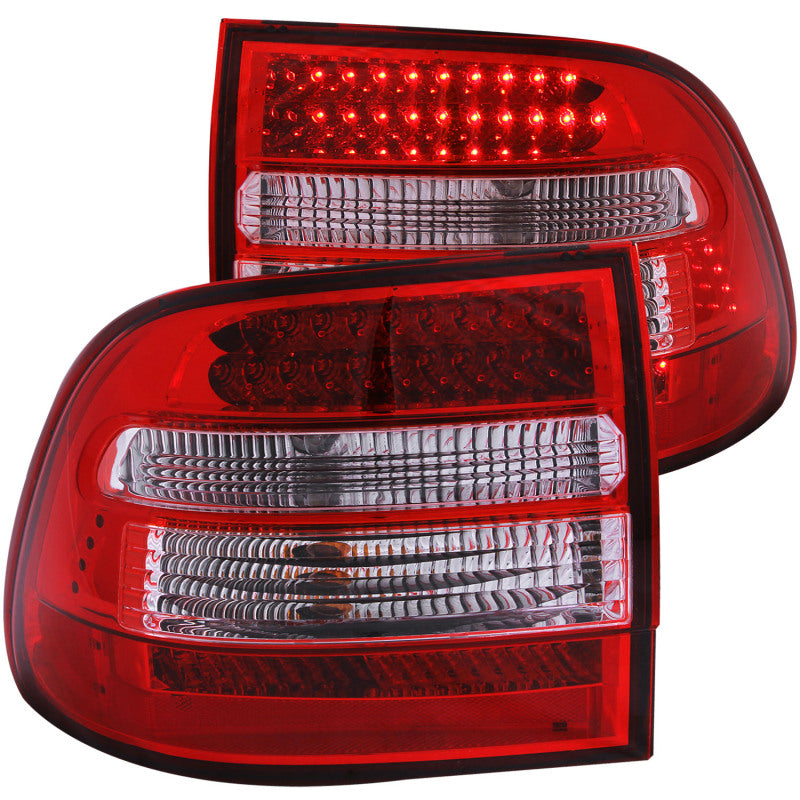 ANZO 321170 2006 fits Porsche 03-20 Cayenne LED Taillights Red/Clear