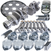Eagle B13054L00068 fits Chevy 350 1Pc 3.750in Crank 5.700in I-Beam Rod 4.000in Pistons 168 Tooth FP Balanced Assembly
