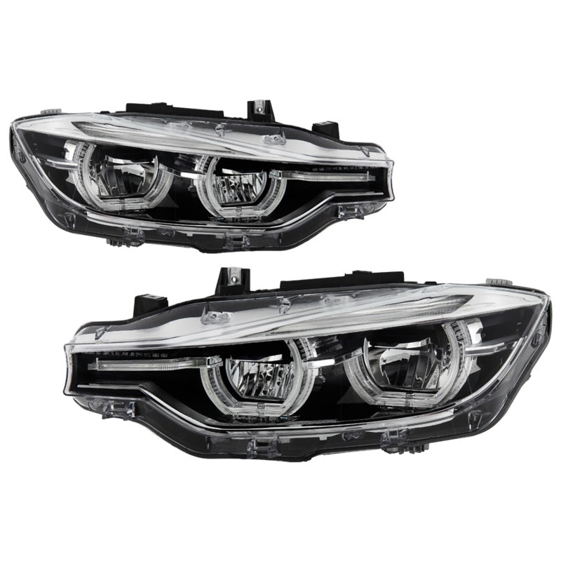 Spyder 9948534 fits BMW F30 3 Series 4Dr LED Projector Headlights Chrome PRO-JH