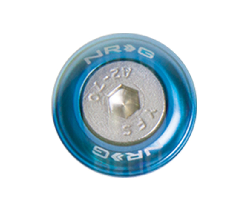 NRG FW-110BL Fender Washer Kit w/Rivets For Metal (Blue) - Set of 10