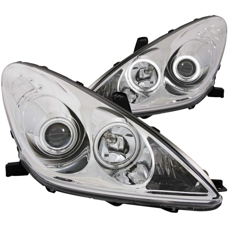 ANZO 121173 2003 fits Lexus 02-20 Es300 Projector Headlights w/ Halo Chrome (CCFL)