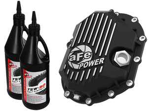 AFE 46-71051B 11-18 fits GM 2500-3500 AAM 9.25 Axle Front Diff Cover Black Mach