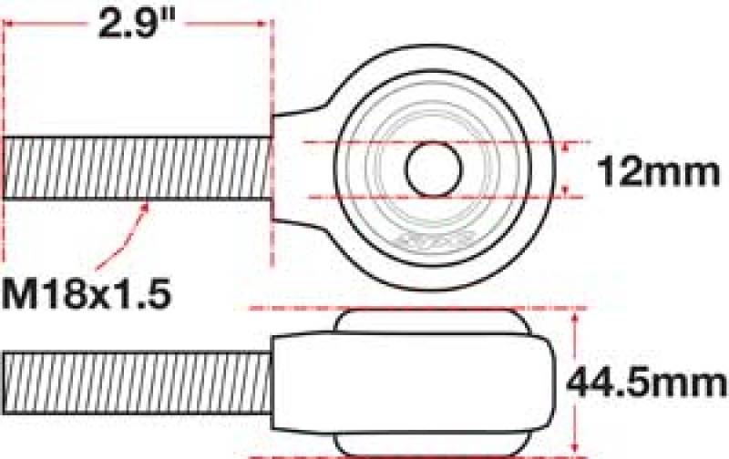 SPC Performance 15795 XAXIS Rod End Ball Joint