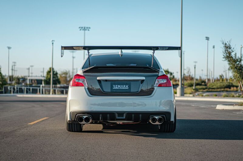 Remark RO-TTVA-DM fits Subaru WRX/STI AxleBack Exhaust Burnt Steel Dual Wall Tip