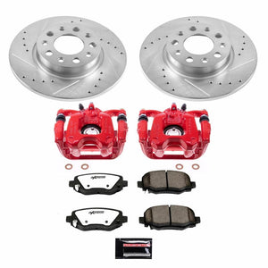 PowerStop KC7301 36 16 fits Fiat 500X Rear Z36 Truck & Tow Brake Kit w/Calipers