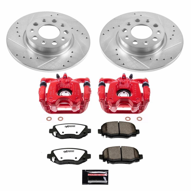 PowerStop KC7301 36 16 fits Fiat 500X Rear Z36 Truck & Tow Brake Kit w/Calipers