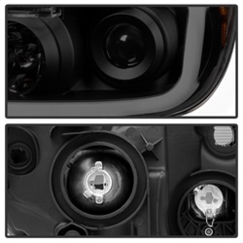 9030413 Xtune fits Toyota 07-13 Tundra LED Light Bar Projector Headlights Blac