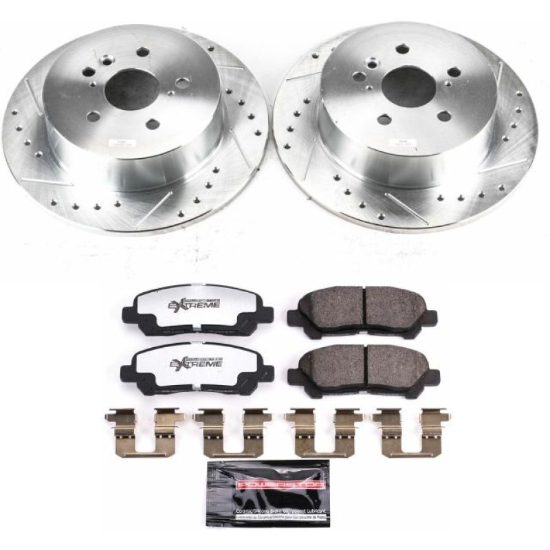 PowerStop K4714-36 08-13 fits Toyota Highlander Rear Z36 Truck & Tow Brake Kit