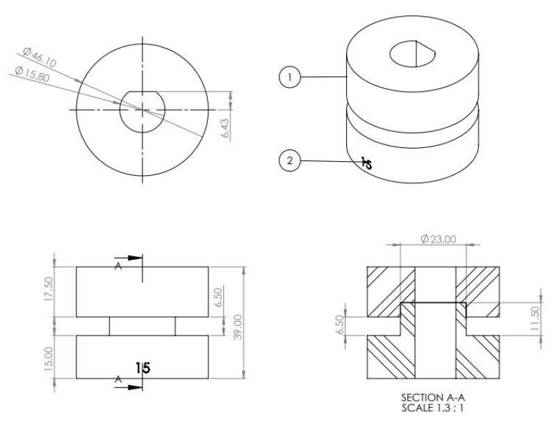 SuperPro SPF5488K Front Shock Absorber Upper Bushing Kit