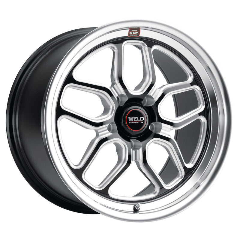 Weld  S10780562P54 S107 18X10.5 Laguna 5X120.65 ET54 BS7.9 Gloss Black MIL Dia 7