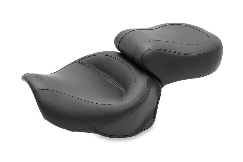 Mustang 75535 Harley Dyna Wide Touring 1PC Seat - Black