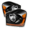 Xtune 9027291 fits Dodge 04-05 Durango OEM Headlamps Black HD-JH-DDU04-AM-BK