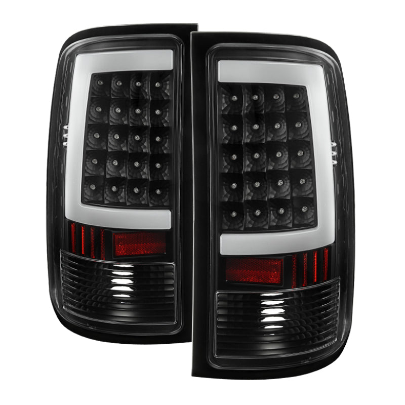 Xtune 5081551 fits GMC 07-13 Sierra LED Tail Lights Black ALT-ON-GS07-G2-LED-BK
