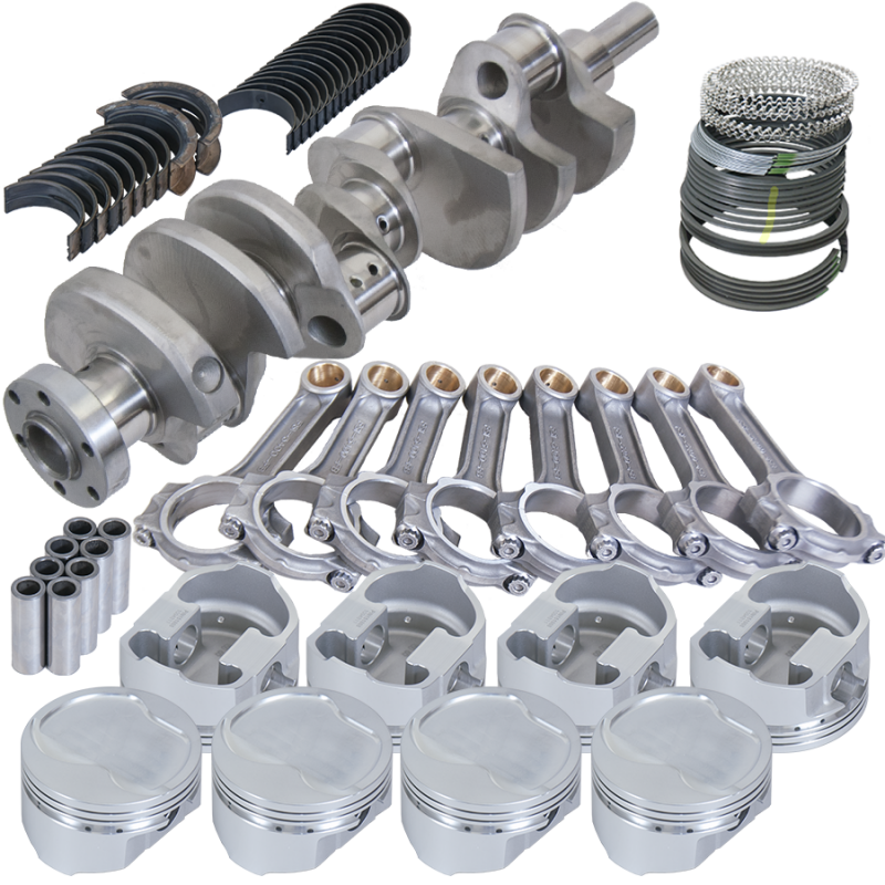 Eagle 64004000 fits Ford 289/302 3.400in Crank 5.400in I-Beam Rods -12.5cc 4.000in Pistons Rotating Assembly